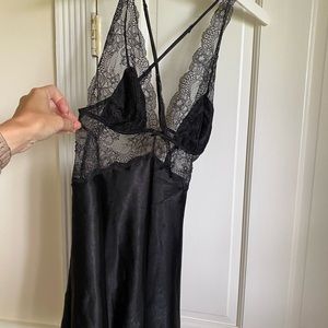 Victoria’s Secret satin and lace slip S